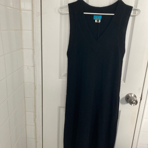 Dresses & Skirts - Uluru Midi Cashmere Dress . Pockets on two sides.